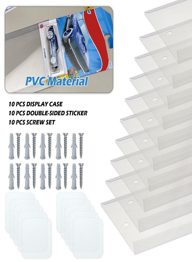 AAiphuwew 10 Pcs Display Case for Packaged Model Cars - Holds Up to 100 Cars, Compatible with Hot Wheels Packaged Toy Organizer Diecast Blister Wall Display Case - Image 5